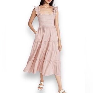 O.P.T. Lazy Afternoon Dress in Pink Gingham
